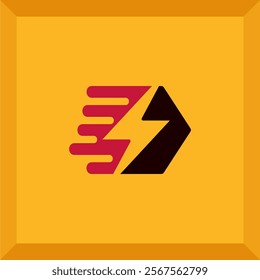 simple electricity logo for icon or symbol