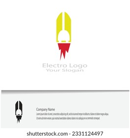 logotipo electrónico simple para las necesidades de su empresa, se ve hermoso y elegante