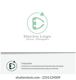logotipo electrónico simple para las necesidades de su empresa, se ve hermoso y elegante