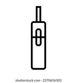 Simple electronic cigarette or heated tobacco products icon. Vector.