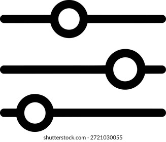 Icono de diagrama de circuito electrónico simple