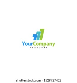 Simple & Elegan Stock Investment Logo Template