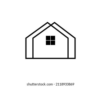 simple, elegan, strong of house and real estate logo vector.