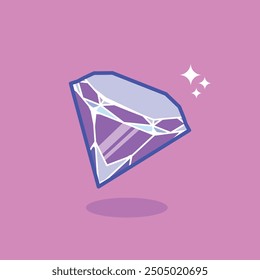 simple and elegan vector of diamond