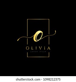 Simple Elegance Initial Letter O Type Logo Sign Symbol Icon