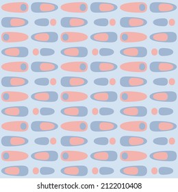 Las formas simples y elegantes decorarán cualquier superficie o cosa y lo harán atractivo. Motley abstracta patrón transparente para impresiones, textiles, web, publicidad y cualquier proyecto de diseño.