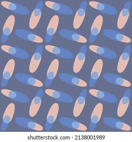 Einfache und elegante Formen dekorieren jede Fläche oder jedes Ding und machen sie attraktiv. Motley abstrakt nahtlos Muster für Drucke, Textilien, Web, Werbung und alle Design-Projekte.