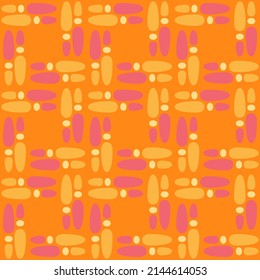 Las formas simples y elegantes decorarán cualquier superficie o cosa y lo harán atractivo. Motley abstracta patrón transparente para impresiones, textiles, web, publicidad y cualquier proyecto de diseño.