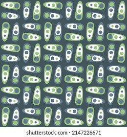 Las formas simples y elegantes decorarán cualquier superficie o cosa y lo harán atractivo. Motley abstracta patrón transparente para impresiones, textiles, web, publicidad y cualquier proyecto de diseño.