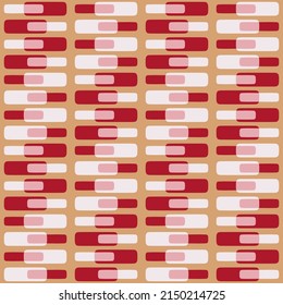 Las formas simples y elegantes decorarán cualquier superficie o cosa y lo harán atractivo. Motley abstracta patrón transparente para impresiones, textiles, web, publicidad y cualquier proyecto de diseño.