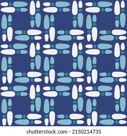 Las formas simples y elegantes decorarán cualquier superficie o cosa y lo harán atractivo. Motley abstracta patrón transparente para impresiones, textiles, web, publicidad y cualquier proyecto de diseño.