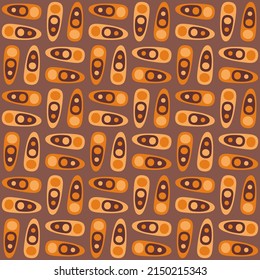 Simple and elegance shapes will decorate any surface or thing and make it attractive. Motley abstract seamless pattern for prints, textile, web, advertising and any design projects.