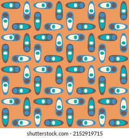 Simple and elegance shapes will decorate any surface or thing and make it attractive. Motley abstract seamless pattern for prints, textile, web, advertising and any design projects.