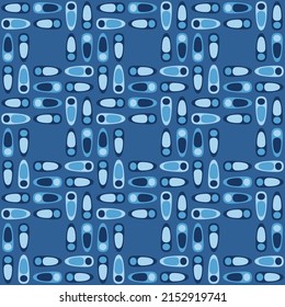 Las formas simples y elegantes decorarán cualquier superficie o cosa y lo harán atractivo. Motley abstracta patrón transparente para impresiones, textiles, web, publicidad y cualquier proyecto de diseño.