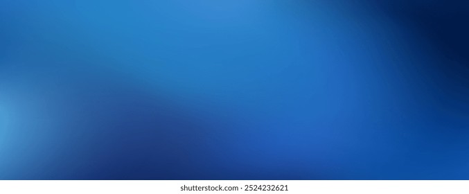 Simple and elegant abstract banner with a deep blue gradient. Perfect for corporate, technology, and minimalist designs.