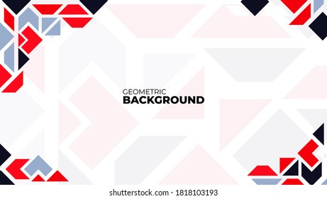 Simple and elegant abstract geometric background