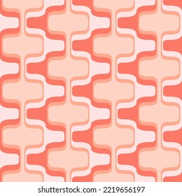 Simple and elegant abstract ornament will decorate any surface or thing and make it attractive. Seamless pattern for prints, textile, web, advertising and any design projects.