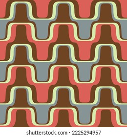 Simple and elegant abstract ornament will decorate any surface or thing and make it attractive. Seamless pattern for prints, textile, web, advertising and any design projects.