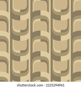 Simple and elegant abstract ornament will decorate any surface or thing and make it attractive. Seamless pattern for prints, textile, web, advertising and any design projects.
