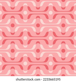 Simple and elegant abstract ornament will decorate any surface or thing and make it attractive. Seamless pattern for prints, textile, web, advertising and any design projects.