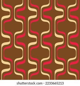 Un ornamento abstracto sencillo y elegante decorará cualquier superficie o cosa y lo hará atractivo. Patrón sin problemas para impresiones, textiles, web, publicidad y cualquier proyecto de diseño.
