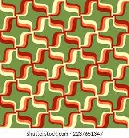 Un ornamento abstracto sencillo y elegante decorará cualquier superficie o cosa y lo hará atractivo. Patrón sin problemas para impresiones, textiles, web, publicidad y cualquier proyecto de diseño.