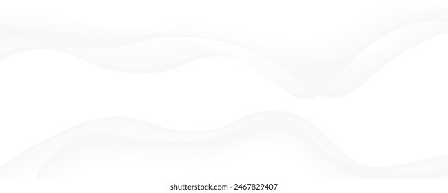 Fondo blanco abstracto simple y elegante con Gradientes sutiles y curvas fluidas, perfecto para proyectos de diseño limpio y moderno.