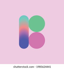 letra del alfabeto simple y elegante Concepto de diseño del logotipo vector. Símbolo de icono del logotipo del minimalismo creativo Ilustración vectorial gráfica