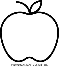 Simple and Elegant Apple Vector Icon