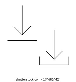 forma de flecha elegante simple descargar el concepto de icono de navegación