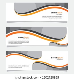 simple elegant banner designs with various colors that are so beautiful #02