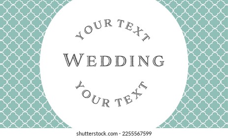 Simple and elegant banner label frame background. Vector illustration.