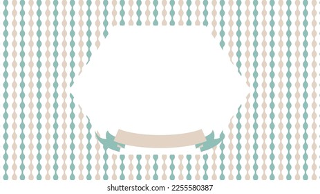 Fondo del marco de la etiqueta del cartel simple y elegante. Ilustración vectorial.