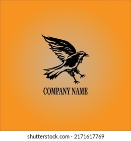 El logotipo de pájaro, sencillo y elegante, es perfecto para su negocio