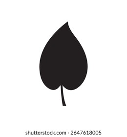 A simple, elegant black spades symbol is presented in a clean silhouette style against a stark white background.