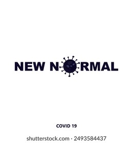simple, elegant black and white virus logo