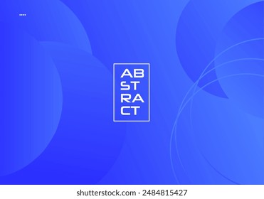 Simple and elegant blue abstract wave background geometry pattern for modern banner, cover, flyer, brochure, poster design, business presentation and website.