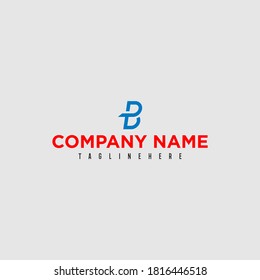 Simple and elegant BP letter logo design, suitable for all your business concepts.
