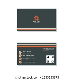 A simple and elegant business card template for corporate or for personal