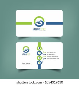 Simple Elegant Business Card Templates with Minimalist Home Styles, Identity Card Templates