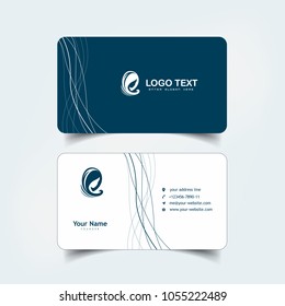 Simple Elegant Business Card Templates with Hair Styles, Identity Card Templates