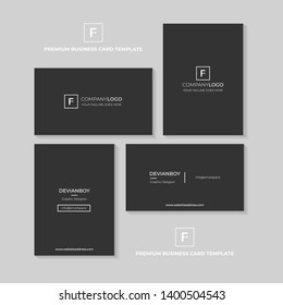 Simple and Elegant Business Card Vector Template for Your Corporate