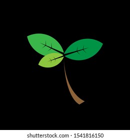 The simple elegant bussines logo