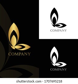 Simple and Elegant Butterfly logo