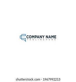 Simple and elegant c letter design concept