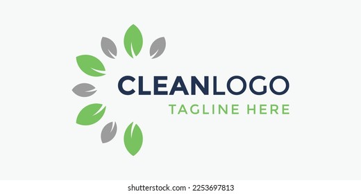 Concepto de logotipo limpio simple y elegante