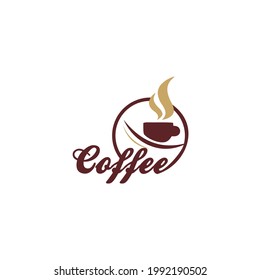 Simple and elegant coffee cup logo suitable for your business inspiration