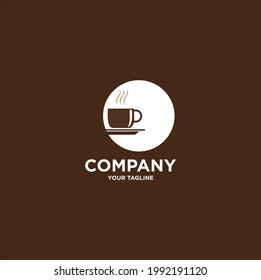 Logotipo de taza de café simple y elegante, adecuado para la inspiración de su negocio