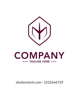Design simples e elegante do logotipo da empresa