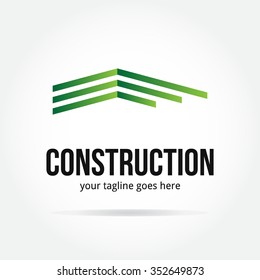 simple and elegant construction logo design